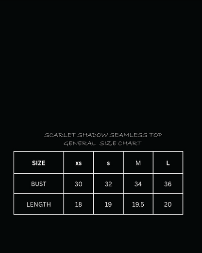 SCARLET SHADOW TOP BLACK